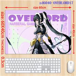 overload anime mouse pad 60*40*0.3cm（lockrand）