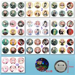 SPY×FAMILY anime pin 6pcs a set 75mm
