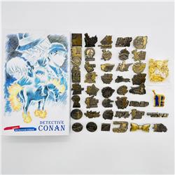 Detective Conan anime pin 43pcs a set
