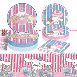 Kuromi anime disposable tableware for parties