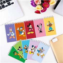 Disney anime notebook 6*10cm 10PCS