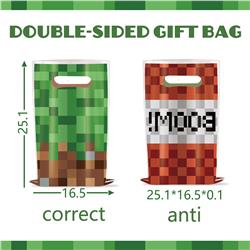 Minecraft anime double-sided gift bag 10pcs