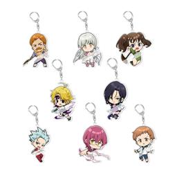 seven deadly sins  anime keychain