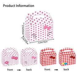 hello kitty anime disposable tableware for parties 12pcs