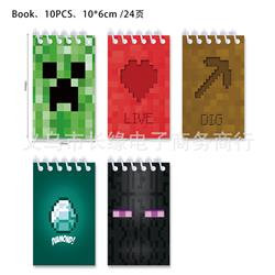Minecraft anime notebook 6*10cm 10PCS