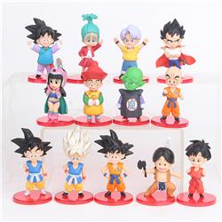 Dragon ball anime figure 8-9cm 13pcs a set in bags