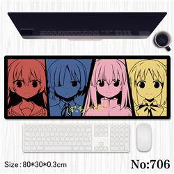 Bocchi the rock anime mouse pad 80*30*0.3cm