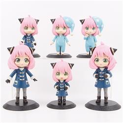 SPY×FAMILY anime figure 10-14cm 6pcs a set in bags