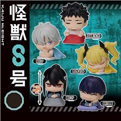 Kaijuu 8-gou anime figure 4.5cm 5pcs a set(Twisted egg packaging)