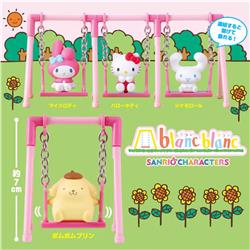 Kuromi anime figure 7cm 4pcs a set (Twisted egg packaging)