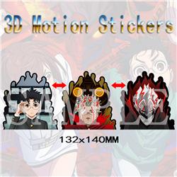 dandadan anime 3d sticker