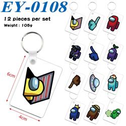 Among Us anime keychain 12 pcs a set