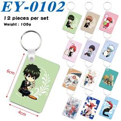 Gintama anime keychain 12 pcs a set