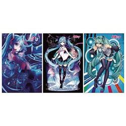 Hatsune Miku anime 3D stereoscopic poster raster gradient painting (core 29.5*39.5m)