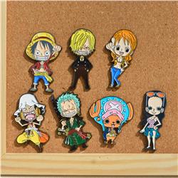 One Piece anime pin 2pcs a set