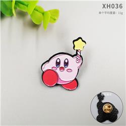 Kirby anime pin