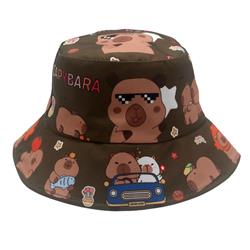 Capybara anime hat kid