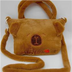 Capybara anime plush shoulder bag 30*20*5cm