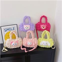 Kuromi anime plush shoulder bag 27*16*6cm
