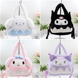 Kuromi anime plush shoulder bag 21*17*5cm