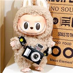 Labubu anime 17cm doll change clothes camera (excluding dolls)