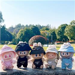 Labubu anime 17cm doll change clothes( Strap pants+hat)