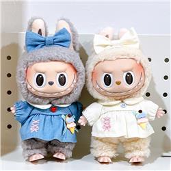 Labubu anime 17cm doll change clothes(excluding dolls)