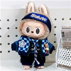 Labubu anime 17cm doll change clothes(excluding dolls)