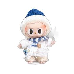 Labubu anime 17cm doll change clothes (sweater+scarf+hat)
