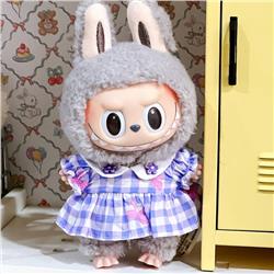 Labubu anime 17cm doll change clothes(excluding dolls)