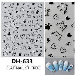hello kitty anime 5D relief nail sticker