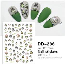 TOTORO anime 3D nail sticker