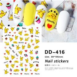 Pokemon anime 3D nail sticker