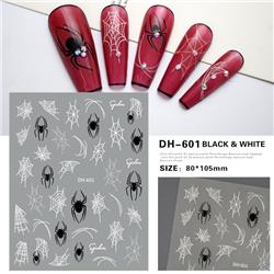 spider man anime 3D nail sticker