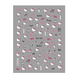 hello kitty anime 3D nail sticker