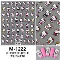 hello kitty anime 5D relief nail sticker