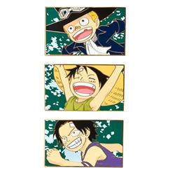 One Piece anime pin 3pcs a set