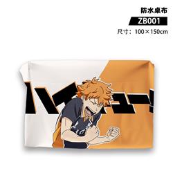 Haikyuu anime waterproof tablecloth