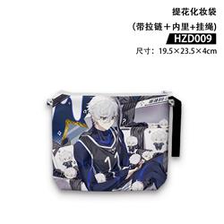 Blue Lock anime cosmetic bag