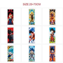 Dragon ball anime wallscroll 25*70cm price for 5 pcs