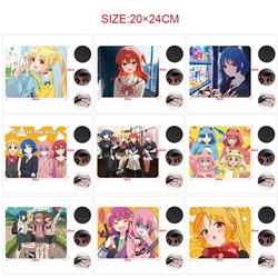 Bocchi the rock anime Mouse pad 24*20cm 5pcs a set
