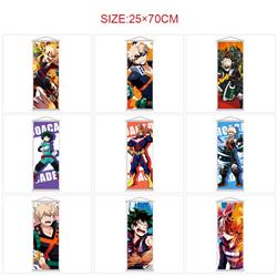 My Hero Academia anime wallscroll 25*70cm price for 5 pcs