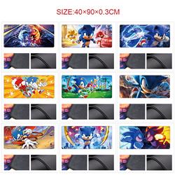 Sonic anime Mouse pad 90*40cm