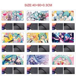 Hatsune Miku anime Mouse pad 90*40cm