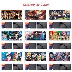 Demon slayer kimets anime Mouse pad 90*40cm
