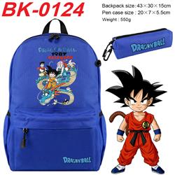 Dragon ball anime backpack+pencil bag