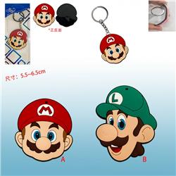Super Mario anime keychain