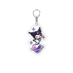Kuromi anime keychain