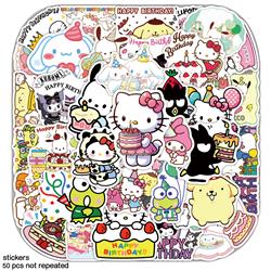 Kuromi anime stickers 50pcs a set