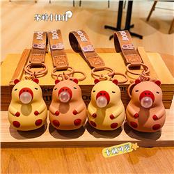 Capybara anime keychain